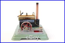 Vintage Horizontal Fleischmann 120-2 Live Steam Engine with Box & Accessories