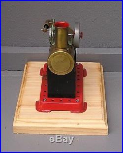 Vintage Horizontal Mamod Minor 1 live steam engine with alcohol burner