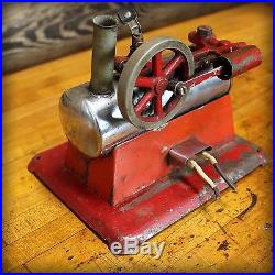 Vintage Industrial Empire Metal #32 Steam Engine Model Collectible Toy
