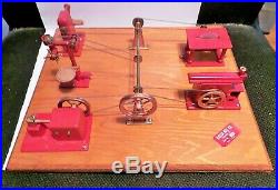 Vintage JENSEN Model 100 Steam Engine Toy Machine Work Shop NEW in Original Box