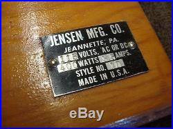 Vintage JENSEN Model 10 STEAM ENGINE set light and extras clean working model