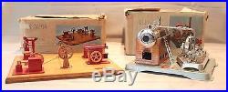 Vintage JENSEN Steam Engine Model 75 Shop Set Workshop Model 100 Original Boxes