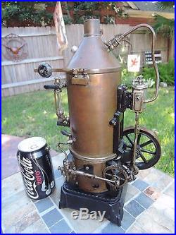 Vintage JF Falk 455/2/S Steam Engine Dampfmaschine Runs Well