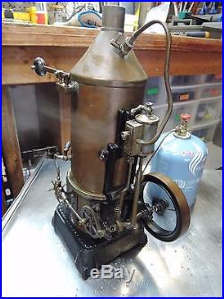 Vintage JF Falk 455/2/S Steam Engine Dampfmaschine Runs Well
