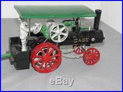 Vintage JI CASE Steam Engine Toy with Water Tender Cast Iron Irvins Shop NEAT