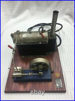 Vintage Jensen MFG CO No. 25 Steam Engine with steam whistle