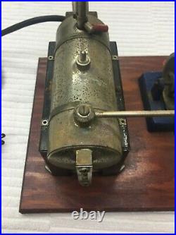Vintage Jensen MFG CO No. 25 Steam Engine with steam whistle