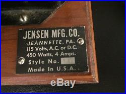 Vintage Jensen MFG Co. Steam Engine Toy Style 35 Works