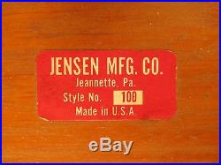 Vintage Jensen Mfg Style 100 Live Steam Engine Industrial Tool Workshop