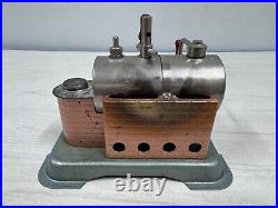 Vintage Jensen Model 76 Live Steam Engine Stationary Metal TinToy From Collector