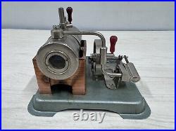 Vintage Jensen Model 76 Live Steam Engine Stationary Metal TinToy From Collector