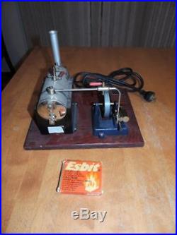 Vintage Jensen Steam Engine Model #5 Wood Base