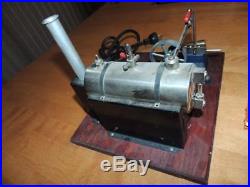 Vintage Jensen Steam Engine Model #5 Wood Base