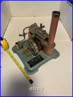 Vintage Jensen Steam Engine Style #76 Toy Dry Fuel Fired Pipe Fire Box Cylinder
