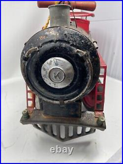 Vintage Keystone RR 6400 Kidde Ride On Train Engine Child Toy