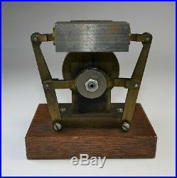 Vintage Live Steam Engine Machinist Made Machine Age Desk Model Kinetic Toy