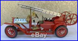 Vintage Mamod FE1 Steam Engine Fire Ladder Truck with Box