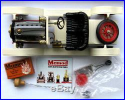 Vintage Mamod Live Steam Engine SA1 Toy Pressed Steel Roadster Original Box