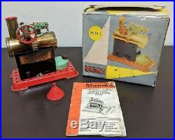 Vintage Mamod Minor 1 Live Model Steam Engine Toy Complete in Box