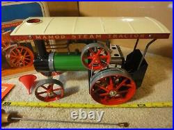 Vintage Mamod TE1A functional steam engine, farm tractor model kit, set. NOS