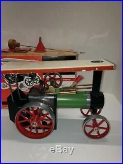 Vintage Mamod Traction Engine Live Steam Engine Tractor Model TE1A