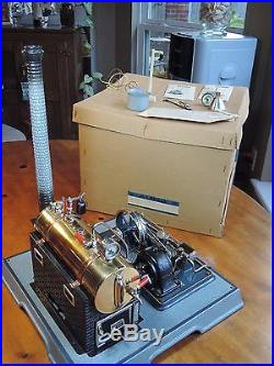 Vintage Marklin 4097/7/92 Steam Engine Dampfmaschine with Original Accessories