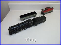 Vintage Marx Tinplate Toy Train Set withaccessories/no track-O gauge Toy Train-box