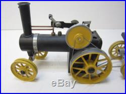 Vintage Metal MAMOD TEIA Steam Engine Tractor with Wagon Carriage