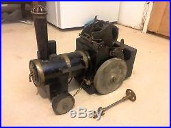 Vintage Model Traction Steam Engine Train Metal Toy Model Handmade