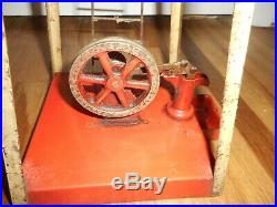 Vintage RARE EMPIRE Metal Ware WINDMILL & WATER PUMP Live Steam Engine Toy