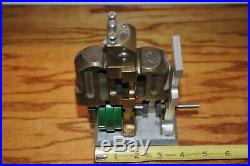 Vintage Steam Engine Original Plant Parts Measures 3-3/4 by 2-1/4 by 7 High