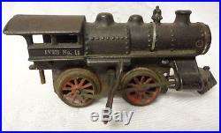 Vintage Steel Steam Engine Locomotive and Tender Toy Train