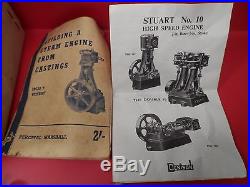 Vintage Stuart 10H Steam Engine Casting Kit (1959) with Valve Kit Accessory
