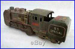 Vintage TN Trade Mark C 1955 Special 55 Steam Locomotive Train Engine Toy Japan