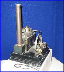 Vintage TOY STEAM ENGINE 1860s with acceseries Doll