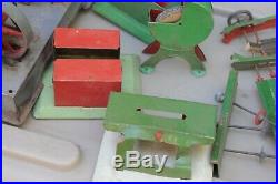 Vintage Tin Steam Engine Toy Made in Germany With Accessories S20