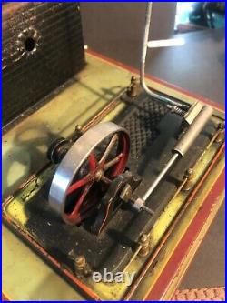Vintage Tin plate steam engine, c1910 by DC