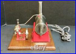 Vintage Toy Weeden Steam Engine #44 Whistle Governor Site Glass Brass Boiler