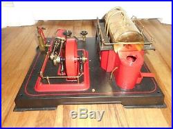 Vintage WILESCO D21 Dampf-Maschine Live Steam Engine Toy in Box NOS NEVER USED
