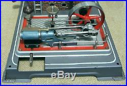 Vintage WILESCO D-16 HORIZONTAL LIVE STEAM ENGINE Toy