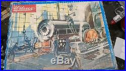 Vintage WILESCO Model D8 STEAM ENGINE Model Toy with M53 Circular Saw in boxes