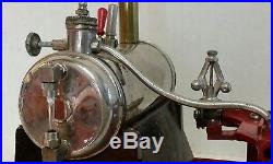 Vintage Weeden Electric Toy Steam Engine N0. 670 Brass Boiler Cast Iron Base