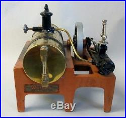 Vintage Weeden Mfg. Cast Iron & Brass Toy Steam Engine Excellent condition