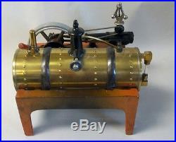Vintage Weeden Mfg. Cast Iron & Brass Toy Steam Engine Excellent condition