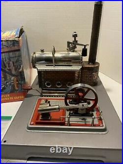 Vintage West Germany Wilesco D12 Steam Engine withBox