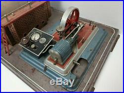 Vintage Wilesco D28 Live Toy Steam Engine Model Rare 110V Version