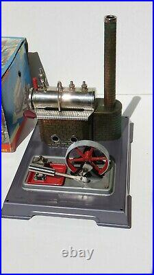 Vintage Wilesco D 8 Model Toy Steam Engine Dampfmaschine Made in West Germany