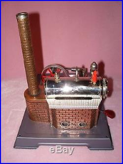 Vintage Wilesco Live Steam Engine Model D8 Machine withBox Plus Extras