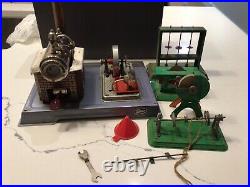 Vintage Wilesco Steam Engine. All Items Included