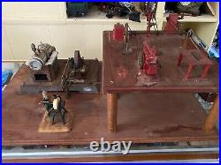 Vintage Wilesco Steam Engine Crafting Work Shop Toys